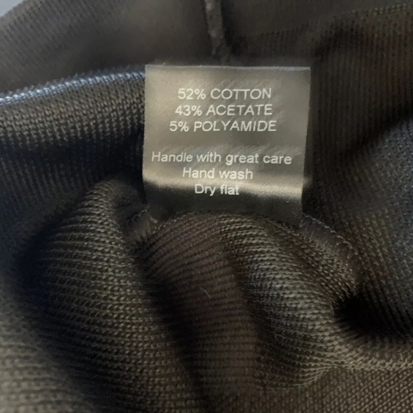 NWOT LGN Louis Gabriel Nouchi PULL JACQUARD EFFET SUEUR Black Sweater Sz S $495 - Picture 10 of 16